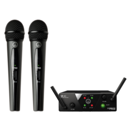AKG WMS40MINI2 VOC-SET BD ISM2/3 AKG WMS40MINI2 Dual Wireless Vocal Band System ISM2/3