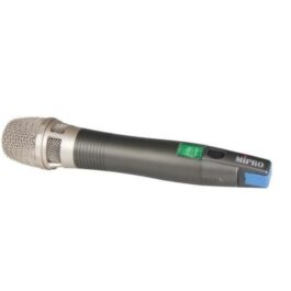 MIPRO Rechargeable Cardioid Condenser Handheld Microphone (Metal Housing, LCD) with 1 x 18500 Lithium Ba