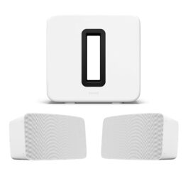 Sonos 2.1 Home Cinema Solution (2 Sonos Five (White)  + 1 Sonos Sub Gen-3 (White))