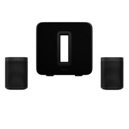 Sonos 2 SL One (Black) + 1 Sonos Sub Gen-3 (Black)
