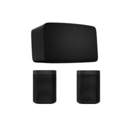 Sonos 2 SL One (Black) + 1 Sonos Five (Black)